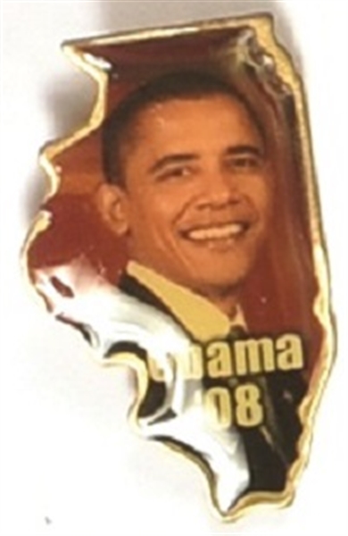 Obama Illinois 2008 Pin