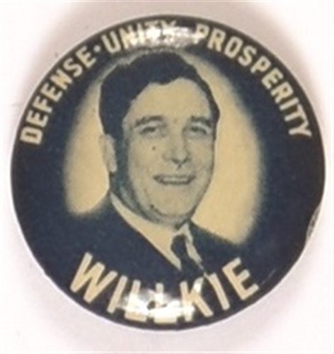 Willkie Defense, Unity, Prosperity