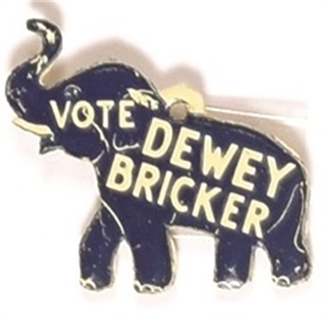 Vote Dewey and Bricker Tab