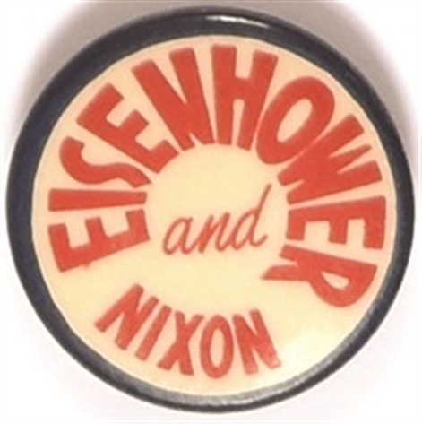 Eisenhower and Nixon Unusual Lettering