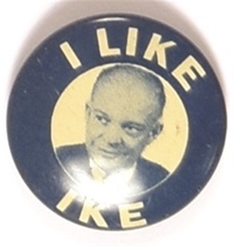 I Like Ike Blue and White Litho