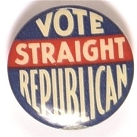 Ike Vote Straight Republican