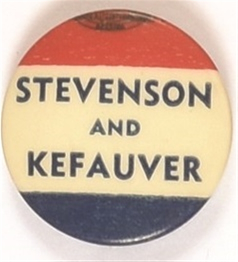 Stevenson and Kefauver RWB Celluloid