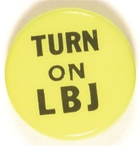 Turn on LBJ Yellow Celluloid