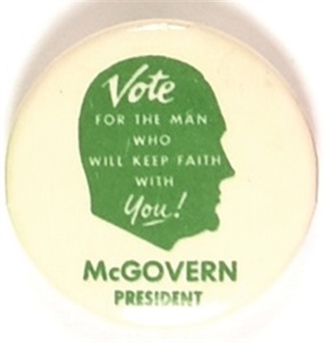 McGovern Will Keep Faith With You