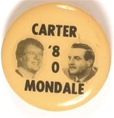 Carter, Mondale 1980 Beige Version