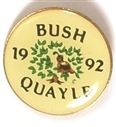 Bush, Quayle 1992 Pin