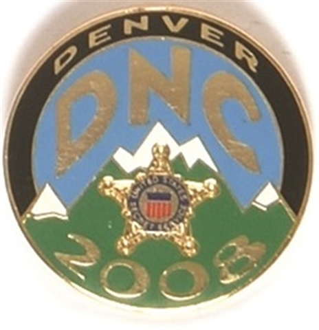 Secret Service 2008 DNC Pin