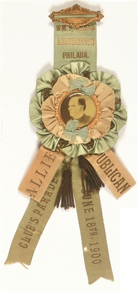 McKinley Philadelphia Parade Ribbon