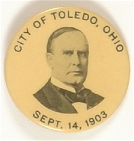 McKinley Toledo Memorial Pin