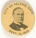 McKinley Toledo Memorial Pin