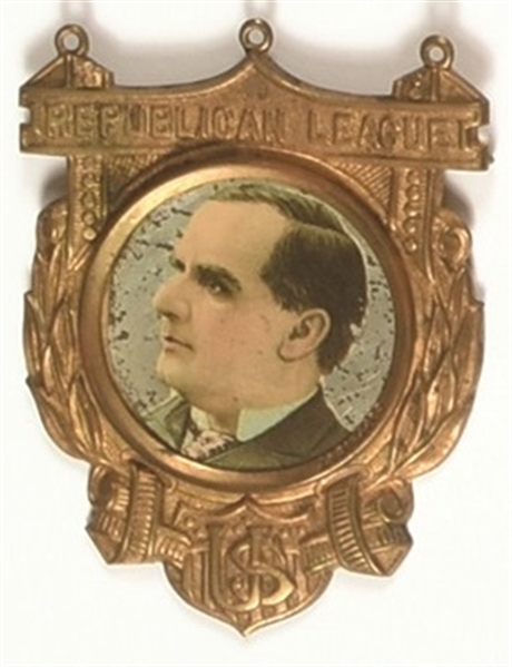 McKinley Republican League Reflective Badge