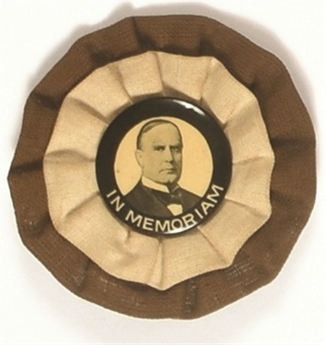 McKinley Memorial Pin, Rosette