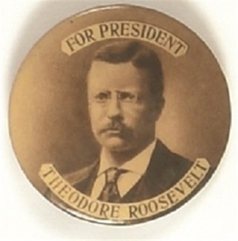 Roosevelt for President Sepia Celluloid