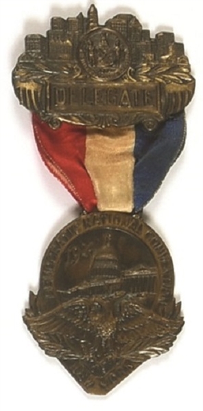 Davis 1924 Convention Badge