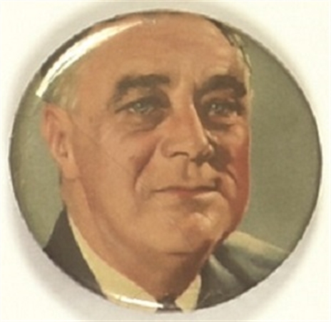 Franklin Roosevelt Color Celluloid