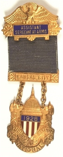 Hoover 1928 Convention Badge