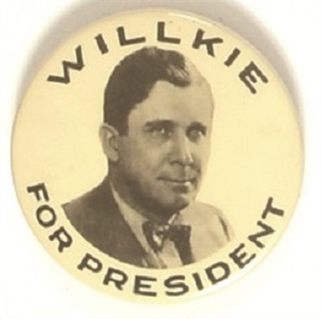 Willkie for President Large Picture Pin