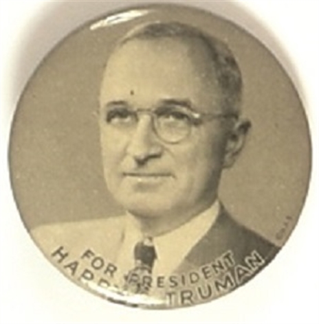 Truman for President Picture Pin