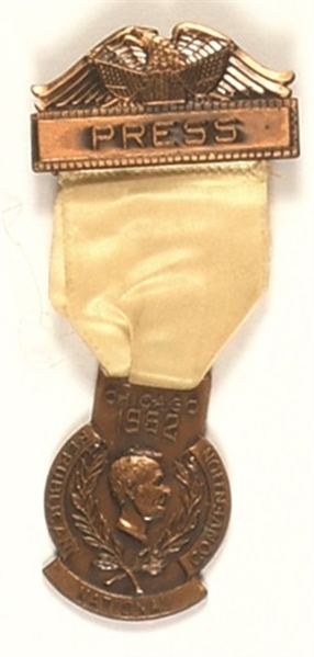 Eisenhower Convention Press Badge