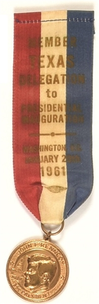 Kennedy 1961 Texas Inauguration Medal Ribbon