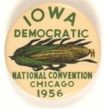 Iowa 1956 Democratic Convention Pin