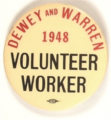 Dewey and Warren Volunteer Worker