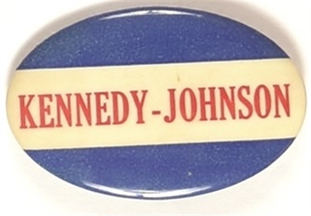 Kennedy, Johnson Oval Celluloid