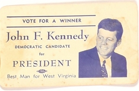 JFK Vote for Winner West Virginia Card