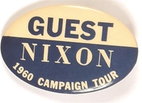 Nixon Guest 1960 Campaign Tour