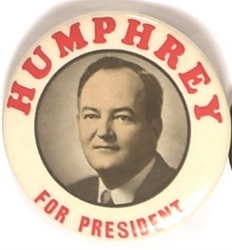 Humphrey for President 1960 Celluloid