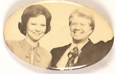 Jimmy and Rosalynn Oval Celluloid