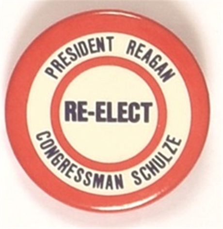 Reagan Re-Elect Schulze Pennsylvania Coattail