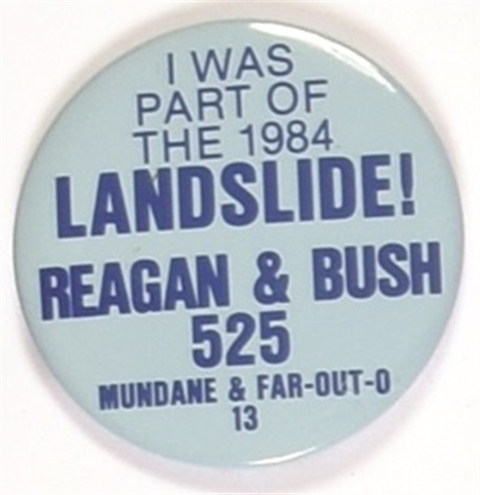 Reagan I Was Part of the Landslide