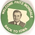 Iowa Welcome Fritz Mondale