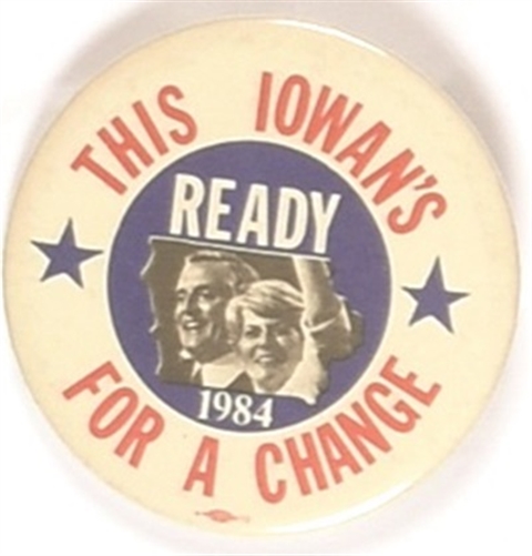 Mondale, Ferraro Iowa Ready for a Change