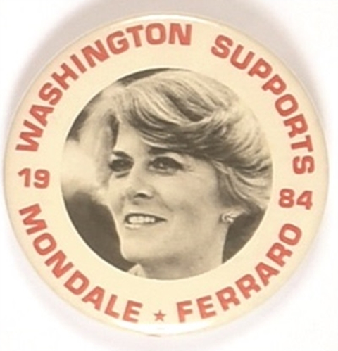 Washington Supports Mondale and Ferraro