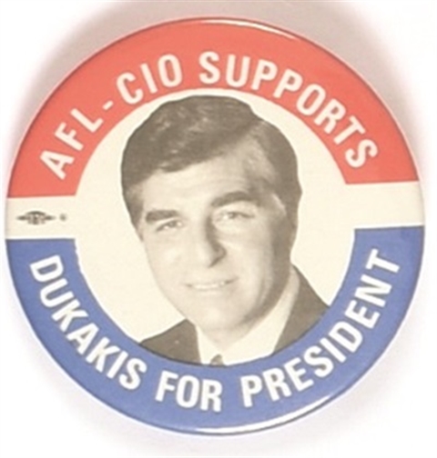 AFL-CIO Supports Dukakis