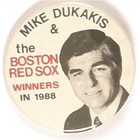 Dukakis Boston Red Sox