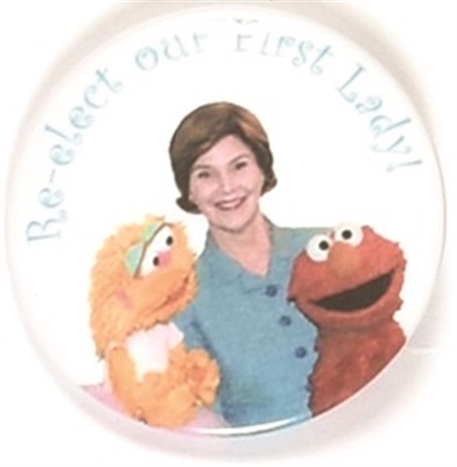 Laura Bush Sesame Street