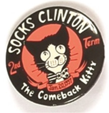 Socks Clinton the Comeback Kitty