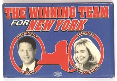 Gore, Hillary Clinton New York Coattail