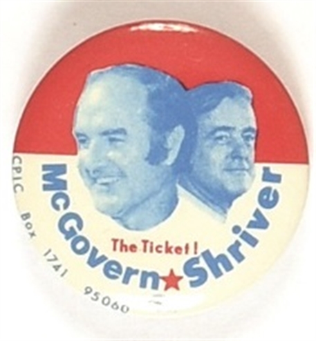 McGovern and Shriver the Ticket!