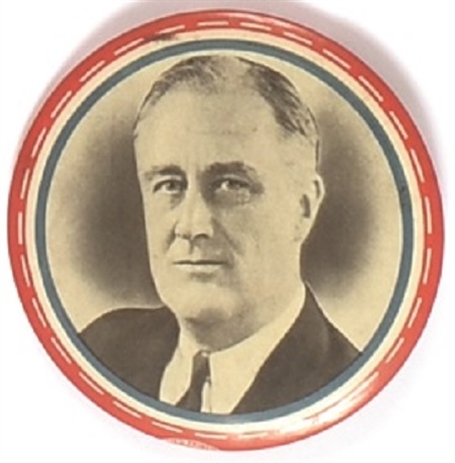 FDR Picture Pin With RWB Border