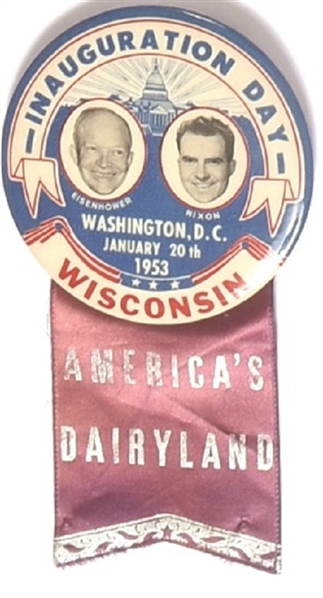 Eisenhower, Nixon Wisconsin Americas Dairyland