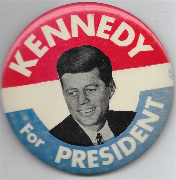 Kennedy for President Large Celluloid