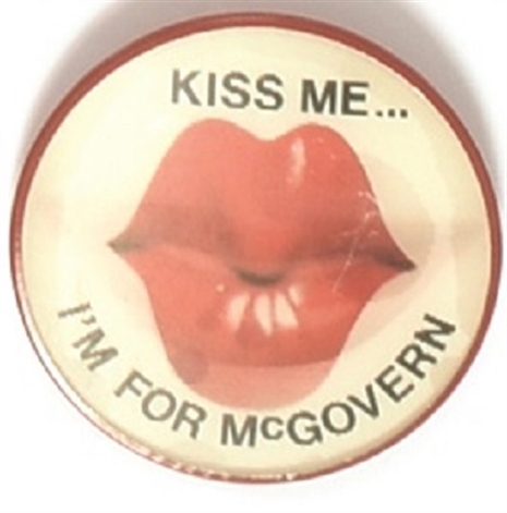 Kiss Me Im for McGovern Flasher