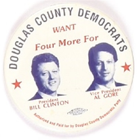 Clinton, Gore Douglas County Jugate