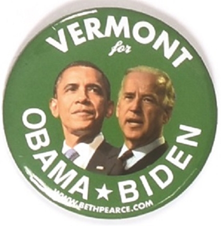 Vermont for Obama and Biden