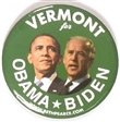 Vermont for Obama and Biden